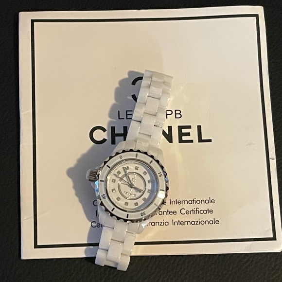 Chanel White Ceramic Watch - Picture 2 of 9
